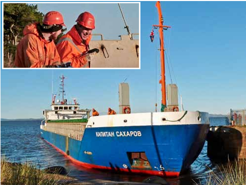 Memorable Day at Silloth Dock Five Years Ago Kapitan Sakharov 2