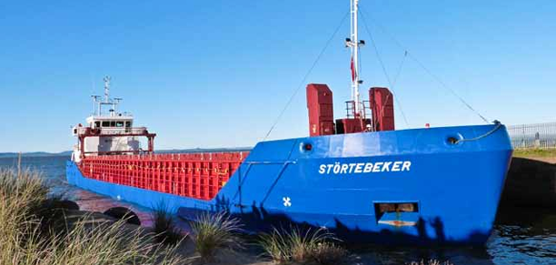 Memorable Day at Silloth Dock Five Years Ago Stortebeker ship coming into dock